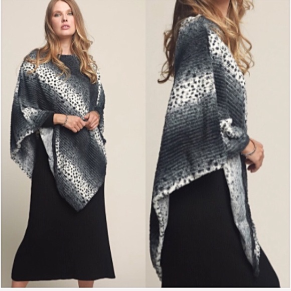 Sooo Soft Boho Poncho Wrap One Size - Picture 6 of 8